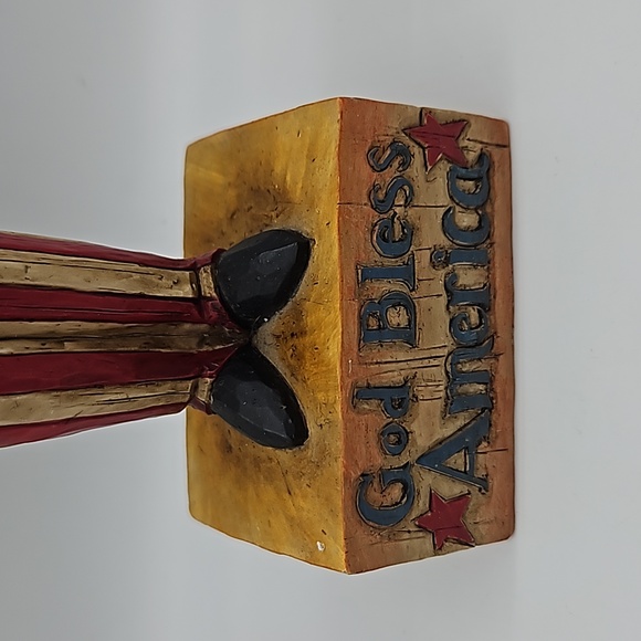 JIM SHORE God Bless America Uncle Sam figurine - Picture 5 of 14